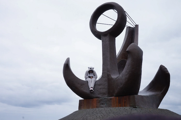 Foto v koalím overallu