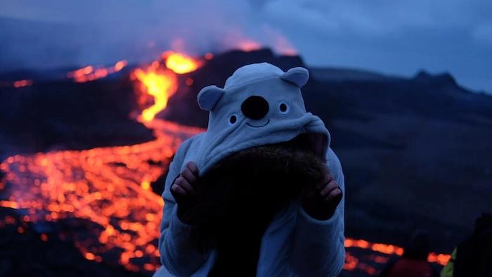 Foto v koalím overalu